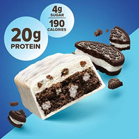Thumbnail for Pure Protein Cookies And Cream Protein Bars – 20g Protein, 3g Sugar, 190 Calories (12 count) Low Sugar* High Protein Snack - Gluten Free - Perfect for a Healthy Snack