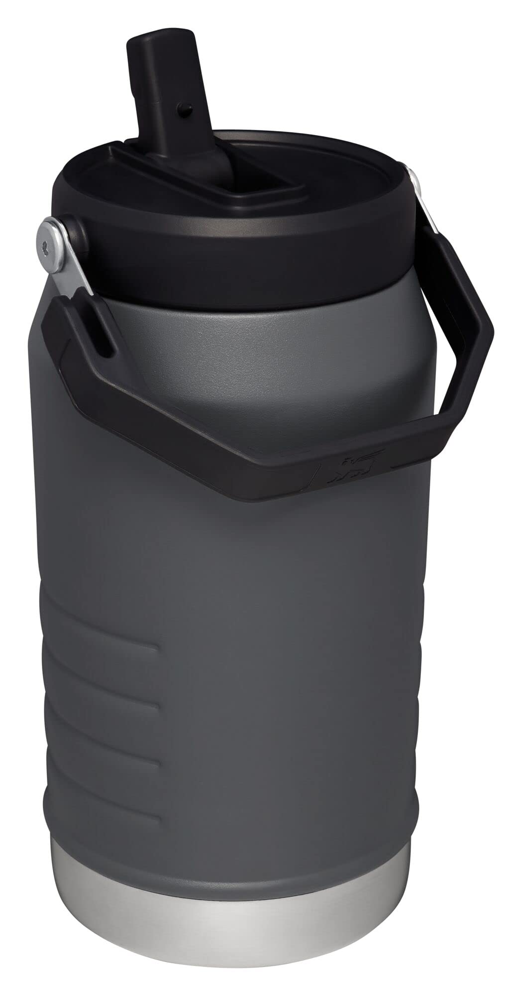 Stanley IceFlow Flip Straw Jug with Handle 64 oz| Twist On Lid and Flip Up Straw | Leak Resistant for Travel and Sports | Insulated Stainless Steel |BPA-Free |Charcoal