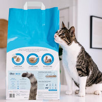Thumbnail for ökocat Original Wood Clumping Cat Litter, Unscented, 18.8 pounds - Natural Ingredients, Stops Odor, Clumps Solid, 99% Dust Free, Great for All Cats