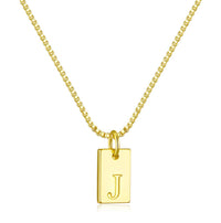 Thumbnail for Initial Necklaces for Women 14K Gold Plated Letter Necklace Dainty Name Pendant Necklace Personalized Christmas Gifts for Women Trendy Gold Jewelry