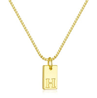 Thumbnail for Initial Necklaces for Women 14K Gold Plated Letter Necklace Dainty Name Pendant Necklace Personalized Christmas Gifts for Women Trendy Gold Jewelry