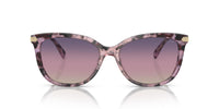 Thumbnail for Coach HC8378U Universal Fit Sunglasses, Iris Tortoise/Purple Gradient, 57 mm