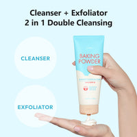 Thumbnail for ETUDE Baking Powder B.B Deep Cleansing Foam, 2 in 1 Rice Bran + Baking Powder, Creamy Bubble + Scrub Exfoliate Skin, Fash Wash, Deep Cleanser for Makeup, Korean Skin Care, Beauty (5.64 Ounce)