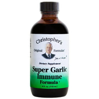 Thumbnail for Christopher's Original Formulas Super Garlic Immune Syrup | 4 fl oz | Traditional Herbal Blend | Pure, No Fillers or Chemicals | USA Made