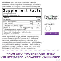 Thumbnail for Bluebonnet Nutrition Earth Sweet Vitamin D3 5000 IU Chewable Tablets, Aids in Muscle & Skeletal Growth, Non GMO, Gluten & Soy & Milk Free, Kosher, Raspberry, White, 90 Count