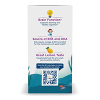 Thumbnail for Nordic Naturals Complete Omega Jr., Lemon - 180 Mini Soft Gels - 283 mg Total Omega-3s & 35 mg GLA - Healthy Cognition, Nervous System Function - Non-GMO - 90 Servings