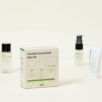 Thumbnail for PURITO Centella Unscented line Travel kit (Mini) / Toner 30ml, Serum 15ml, Cream 12ml