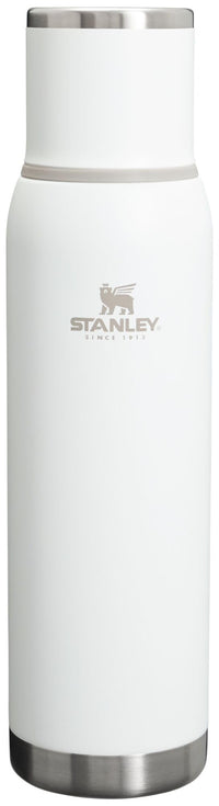 Thumbnail for Stanley Adventure-To-Go Vacuum Bottle 1.4 qt | Wide Mouth with Leakproof Cup Lid | Keep Drinks Hot or Cold | Packable for Travel | Insulated Stainless Steel Thermal Bottle | BPA-Free | Frost