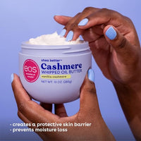 Thumbnail for eos Cashmere Whipped Oil Body Butter, Vanilla Cashmere, 72 Hour Weightless Moisture For Dry Skin, Rich Formula and Deep Hydration, Body Care, 10 oz