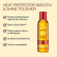 Thumbnail for Image 3 of Creme of Nature Argan Oil From Morocco Heat Protector Smooth, 4 fl oz
