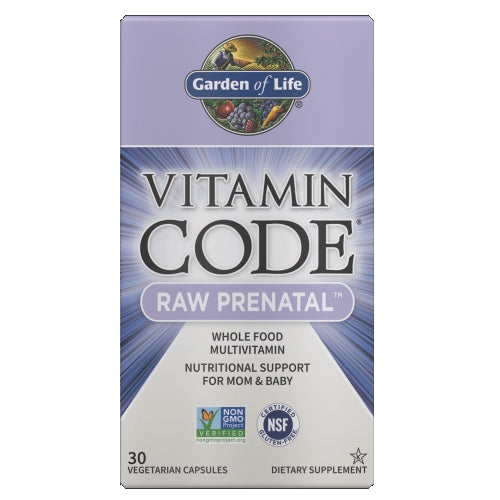 Garden of Life Vitamin Code RAW Prenatal 30 caps