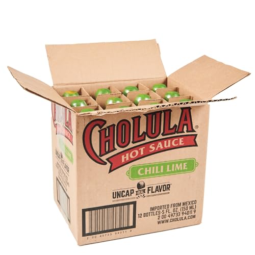 Image 1 of Default Title for the product Cholula Hot Sauce Chili Lime Kosher 5 Fluid Ounce Pack of 6