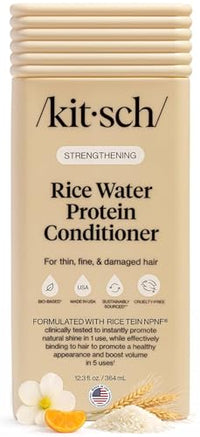 Thumbnail for Image 1 of 12.3 Fl Oz (Pack of 1) for the product Kitsch Strengthening Rice Water Conditioner for Hair Growth – 12.3 oz