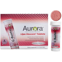 Thumbnail for Image 1 of Default Title for the product Aurora Nutrascience C-Buster Lipo-Vescent Tablets, 8 Tube Pack