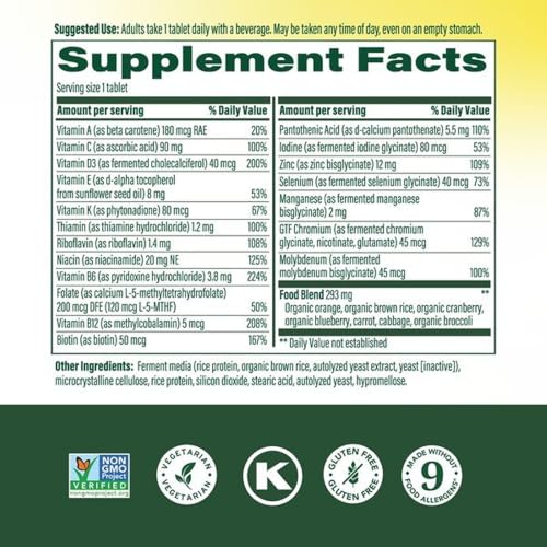 Image 5 of MegaFood One Daily Multivitamin for Men 55+ with 19 Nutrients