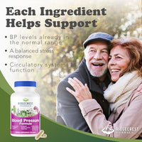 Thumbnail for Image 3 of RidgeCrest Herbals Blood Pressure Herbal Formula Circulation Support 60 Ct