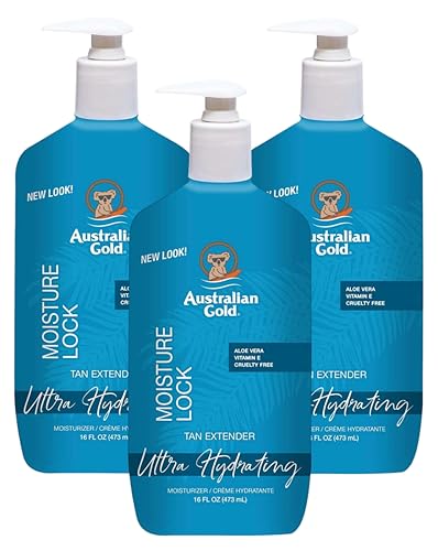 Image 4 of Australian Gold Moist Lock Tan Extender 16 Ounce Pump Pack of 3