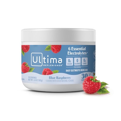 Image 2 of Blue Raspberry for the product Ultima Replenisher Electrolytes Powder