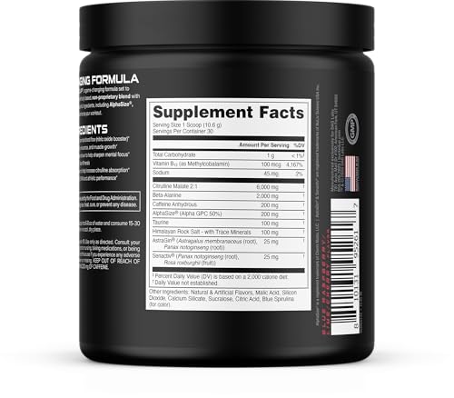 Image 6 of Bucked Up Pre Workout Freedom Pop 30 Servings