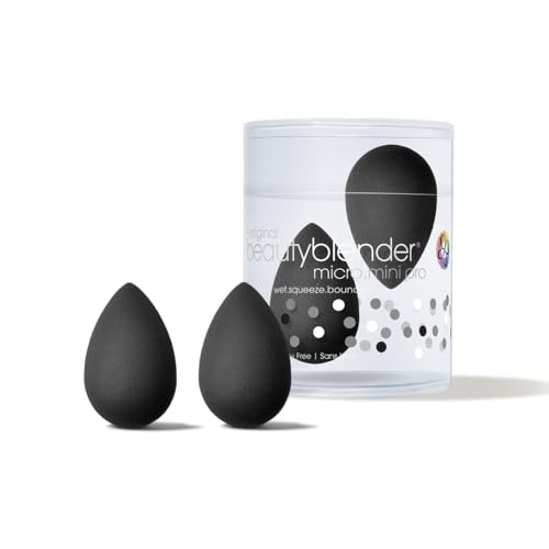 Image 1 of Default Title for the product beautyblender Micro Mini Pro Black Makeup Sponges, 2 Pack