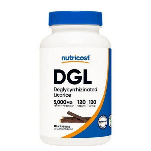 Nutricost DGL Capsules 5000 Mg 120 Count
