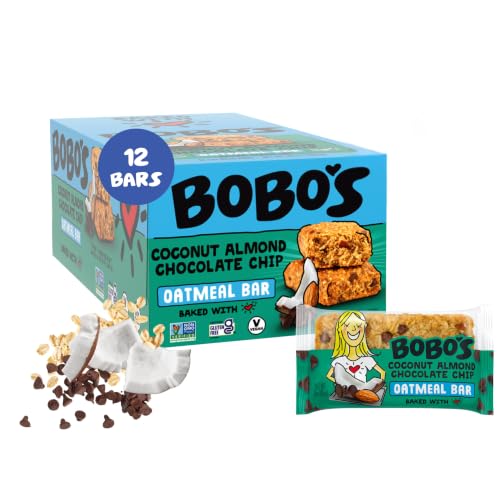 Image 1 of Default Title for the product Bobo's Soft Baked Oatmeal Bars, Coconut Almond Chocolate Chip, 3oz (12 ct)