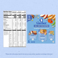 Thumbnail for Image 2 of Gerber Toddler All Day Favorites Variety Pack Baby Food, 6 Pack