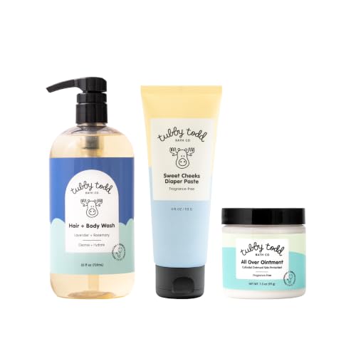 Image 1 of Default Title for the product TUBBY TODD Baby Bundle Newborn Skin Care Set