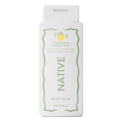 Image 1 of Default Title for the product Native Clean Body Wash for Women & Men, Pistachio & Vanilla Chai, 18 fl oz