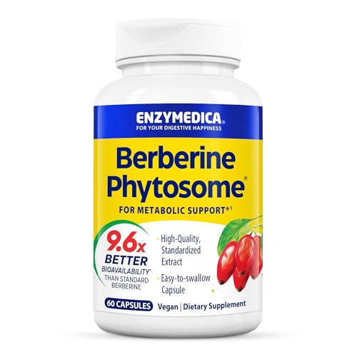 Image 1 of Default Title for the product Enzymedica Berberine Phytosome High Absorption Supplement - 60 Caps