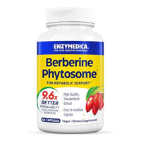 Thumbnail for Image 1 of Default Title for the product Enzymedica Berberine Phytosome High Absorption Supplement - 60 Caps