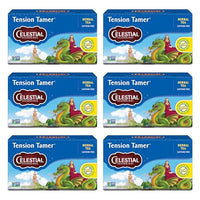 Thumbnail for Image 1 of Default Title for the product Celestial Seasonings Tension Tamer Herbal Tea, Caffeine Free, 20 Tea Bags Box (Pack of 6)