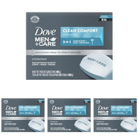 Thumbnail for Image 1 of Default Title for the product DOVE MEN + CARE Body and Face Bar, Clean Comfort Hydrating, Bars, 3.75 Ounce (Pack of 32)