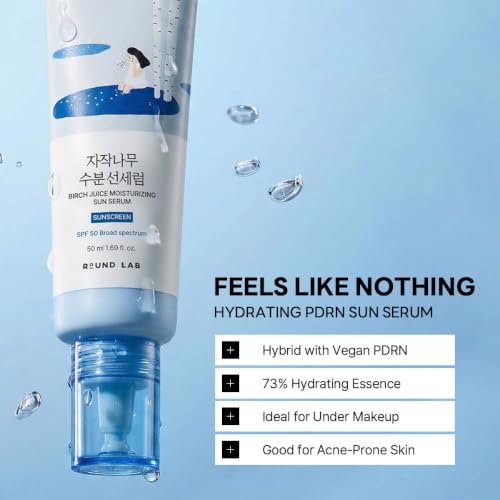 Image 5 of ROUND LAB Birch Juice Moisturizing Sun Serum SPF