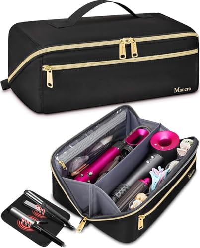 Image 1 of Black / Standard for the product Mancro Hair Tools Travel Bag Compatible with Shark Flexstyle