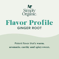Thumbnail for Image 3 of Simply Organic Ginger Organic 1.64 Ounce