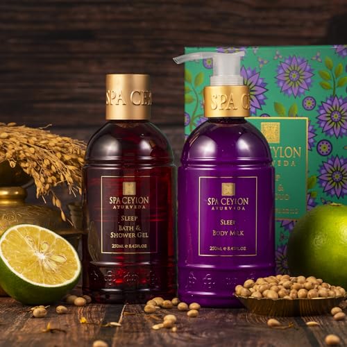 Image 4 of SPA CEYLON Sleep Bath & Body Duo Set 250ml x 2