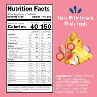 Thumbnail for Image 3 of Amara Organic Gut Blend Superfood Smoothie Melts - 1oz: 8 Months and Up, Pouch, Gluten-Free, Non-GMO