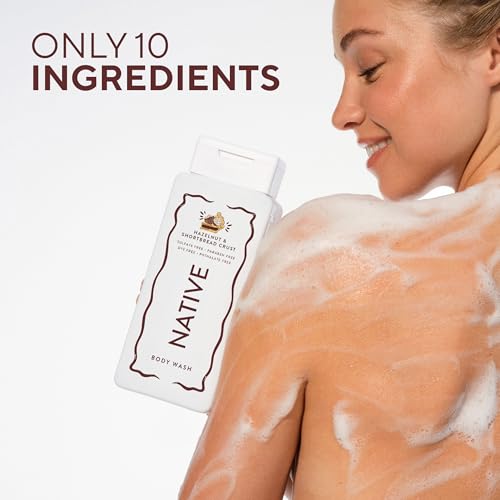 Image 3 of Native Clean Body Wash for Women & Men, Hazelnut & Shortbread, 18 fl oz