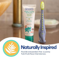 Thumbnail for Image 2 of Dr. Talbot's Toddler Training Toothbrush + Toothpaste - 1.6 oz