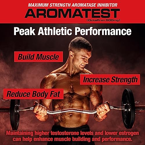 Image 5 of MuscleMeds AROMATEST Testosterone Booster & Aromatase Inhibitor 30 Liquid caps
