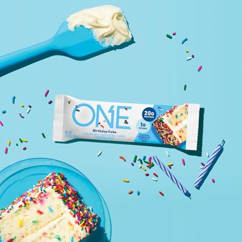 Image 4 of ONE Birthday Cake Protein Bars, 20g Protein, Gluten Free Snacks, 12 Count (2.12 oz) (Pack of 6)