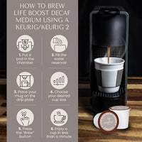 Thumbnail for Image 5 of LIFEBOOST Organic Decaf Coffee K Cups 10 Count Pack of 2