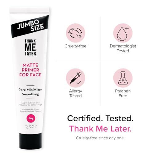Image 7 of Elizabeth Mott Thank Me Later Pore Minimizer Face Primer, Jumbo Size 60g