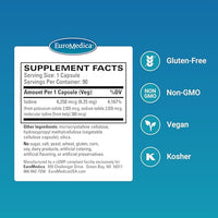 Thumbnail for Image 2 of EuroMedica Tri-Iodine - Thyroid Health & Hormone Balance - 90 Count