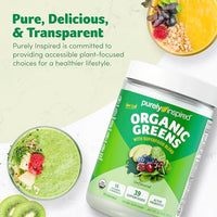 Thumbnail for Image 6 of Purely Inspired Organic Greens Powder Superfood Smoothie Mix, Unflavored