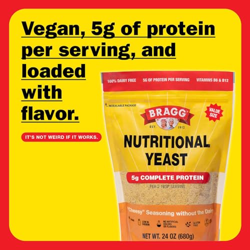 Image 6 of Bragg Premium Nutritional Yeast Seasoning 24oz Pack of 2