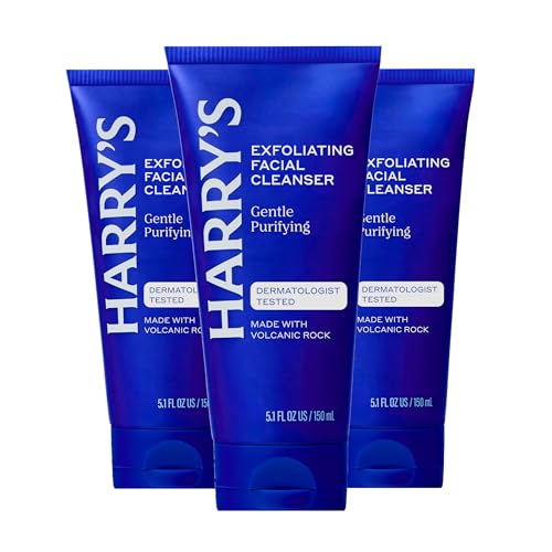 Image 1 of 5.1 Fl Oz (Pack of 3) for the product Harry's Exfoliating Face Wash for Men - 5.1 fl oz (3 Pack)