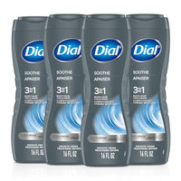 Thumbnail for Image 10 of Infinite Fresh / 16 Fl Oz (Pack of 4) for the product Dial Men 3-in-1 Body, Hair and Face Wash
