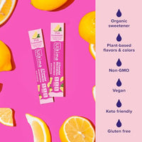 Thumbnail for Image 4 of Ultima Replenisher Electrolyte Powder Drink Mix Bundle ? Sugar Free ? Pink Lemonade, 90 Serving Canister and 20 Stickpacks ? 6 Electrolytes and Minerals ? Keto Friendly, Vegan, Non-GMO